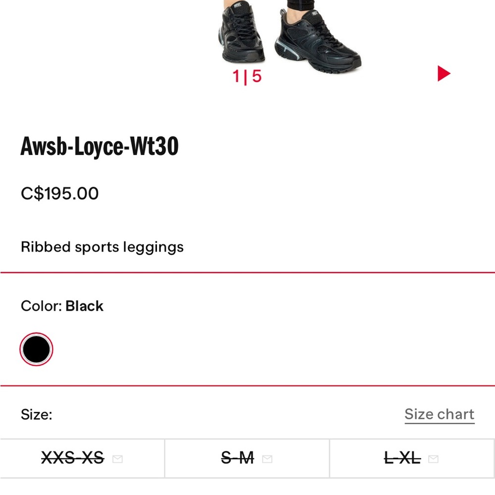 Diesel Ribbed Sports Leggings - Picture 10 of 10
